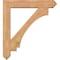 Ekena Millwork Imperial Arts and Crafts Smooth Bracket w/ Offset Brace, Western Red Cedar, 7 1/2"W x 40"D x 44"H BKT0806X40X44IMP03SWR - alternate 2